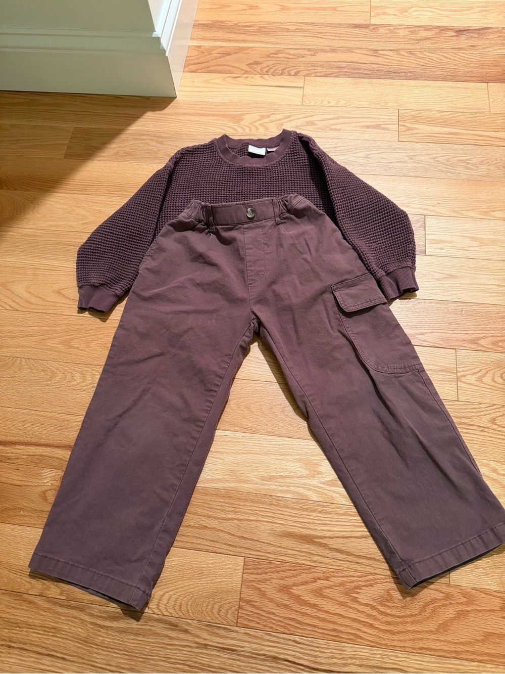 Zara Kids Cargo Pants and Top Bundle.